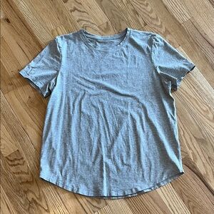 lululemon athletica Light Gray Heathered Love Short Sleeve Tee